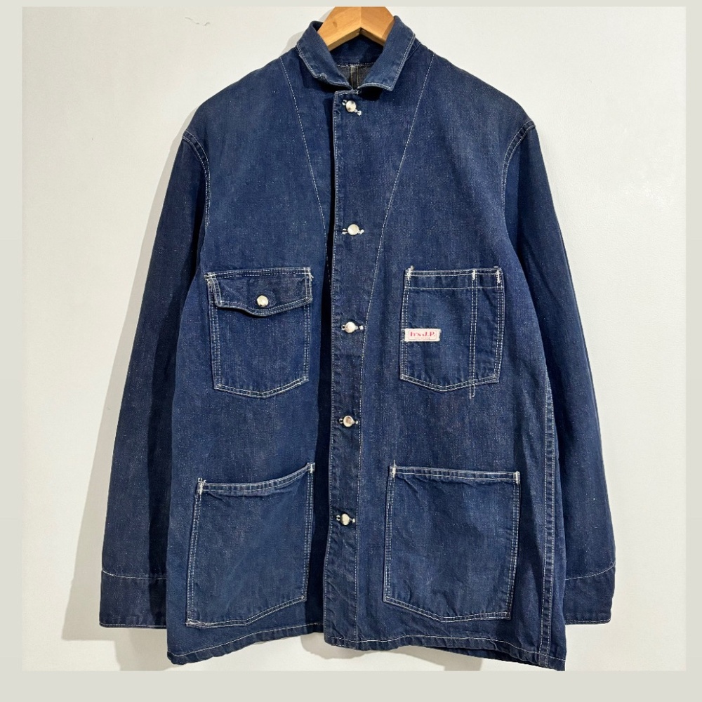 VTG Rare 1940s It’s J.P. Denim Chore Jacket